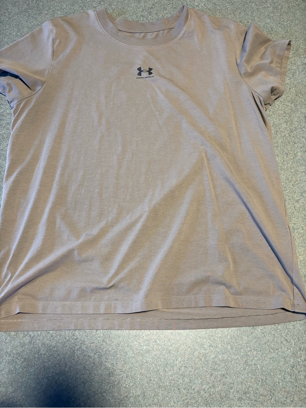 Under Armour Short Sleeve Tee in Taupe